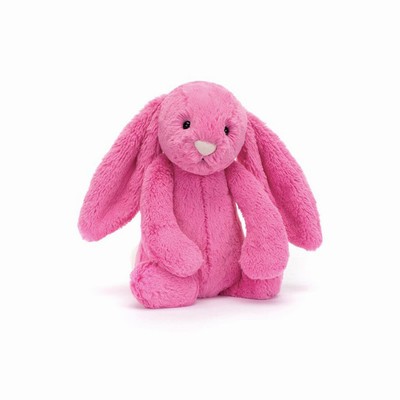 Jellycat Bashful Hot Pink Bunnies UK | 83125VYOP
